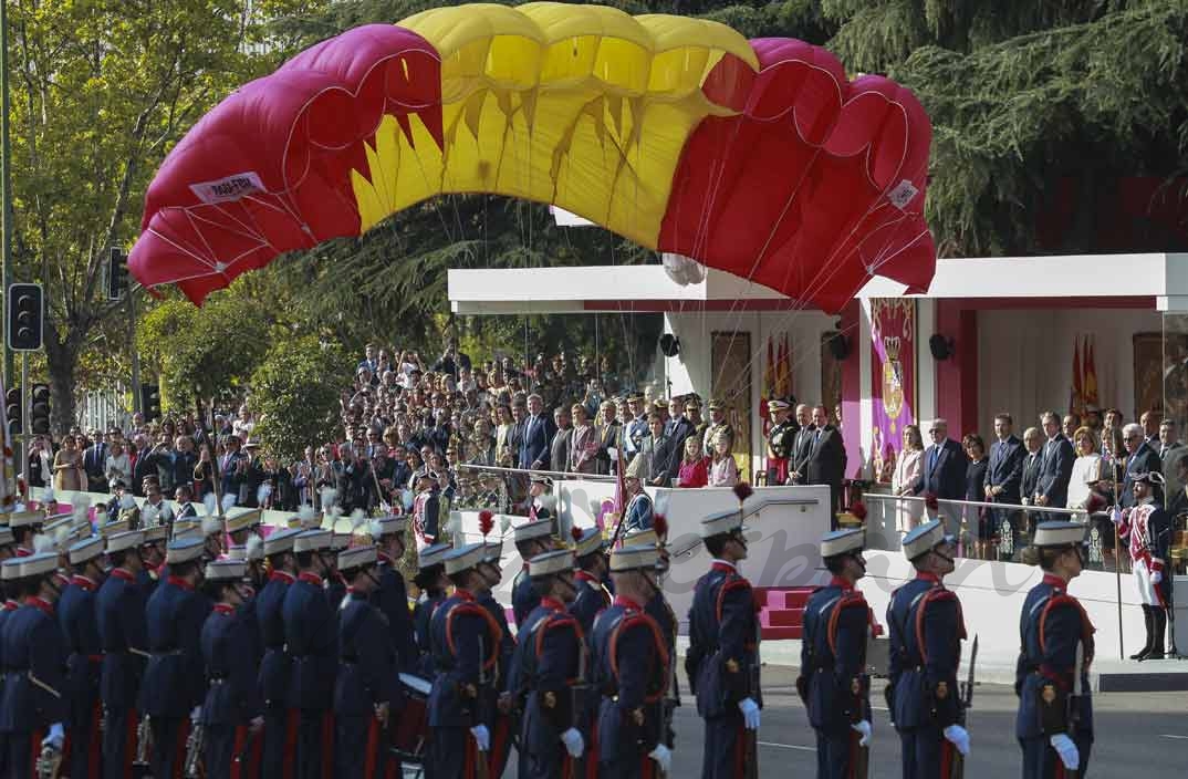 La Familia Real el Día de la Fiesta Nacional