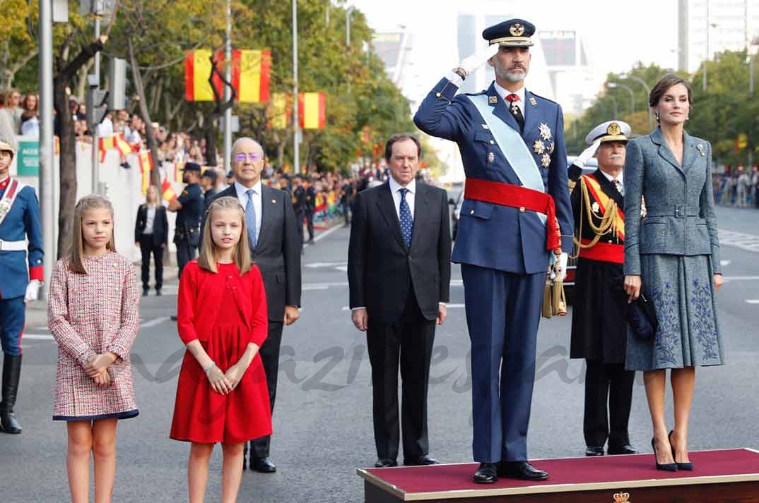 La Familia Real el Día Nacional