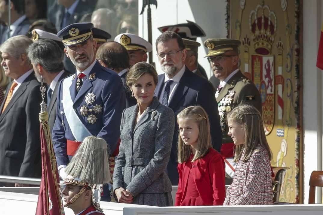 La Familia Real el Día de la Fiesta Nacional