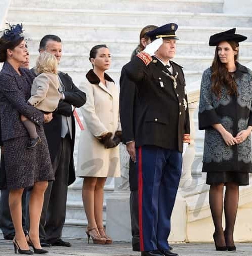 Carolina de Mónaco feliz abuela en el Día Nacional de Mónaco