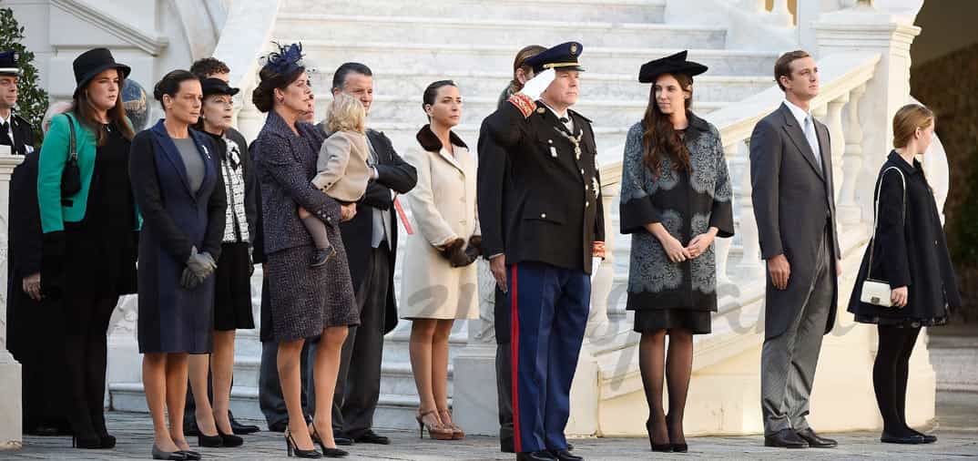 Carolina de Mónaco feliz abuela en el Día Nacional de Mónaco