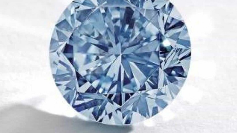 Un raro diamante azul de 14.000.000 de €