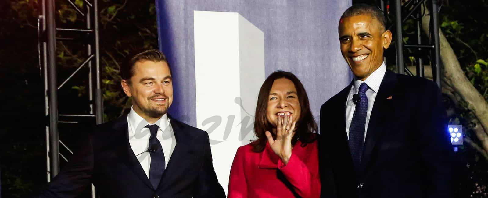 Leonardo DiCaprio y Barack Obama, juntos contra el cambio climático