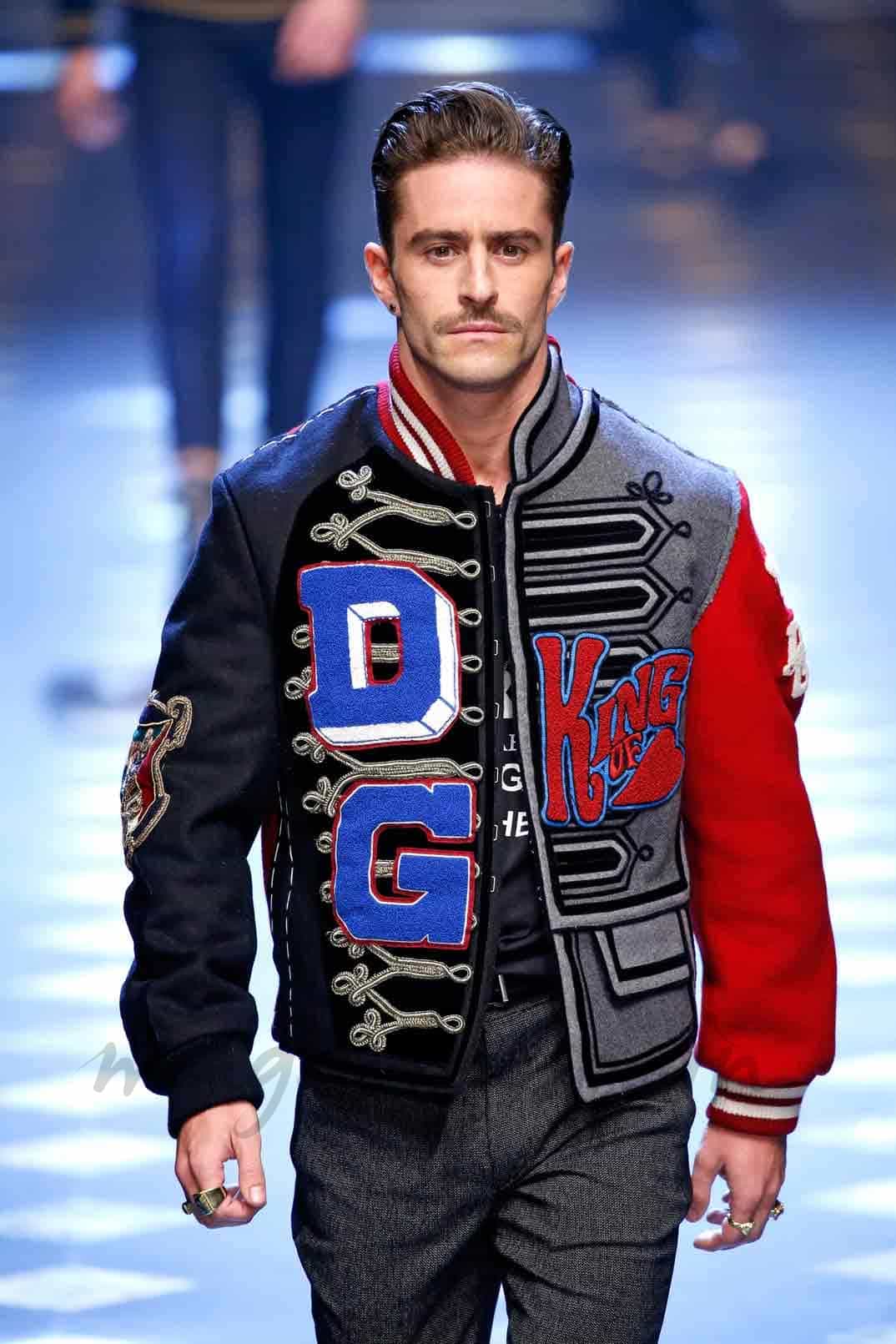 dolce gabbana milan fashion men otoño invierno 2017-2018 men