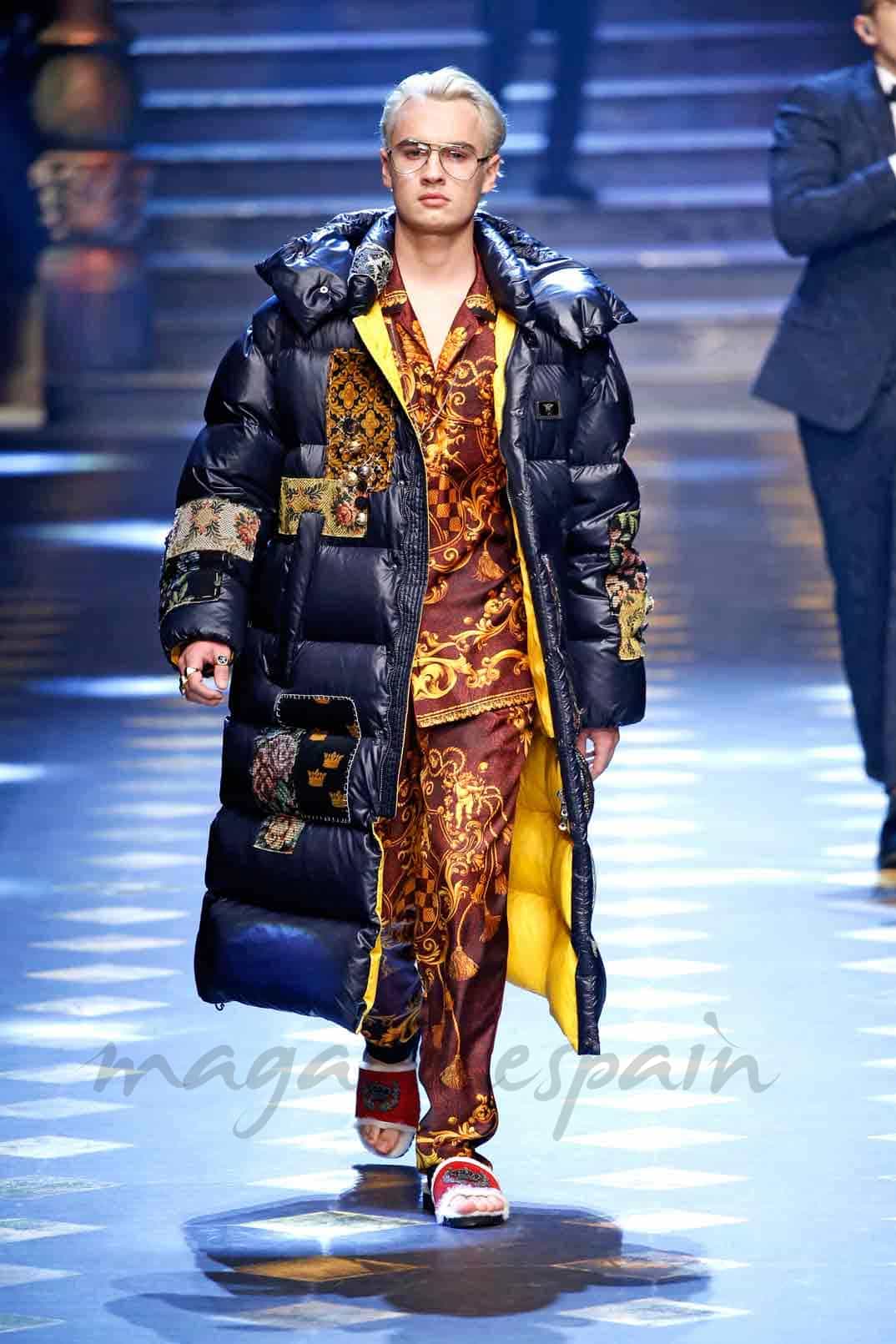 dolce gabbana milan fashion men otoño invierno 2017-2018 men