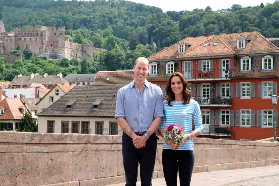 duques de cambridge dos turistas en alemania