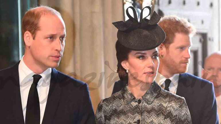 La Familia Real Inglesa en el homenaje a las victimas del terrorismo en Londres