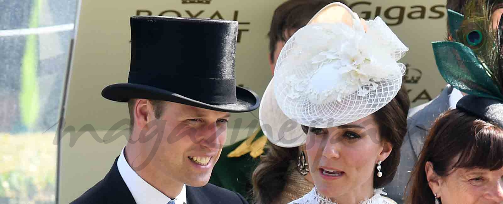 los duques de cambridge en ascot