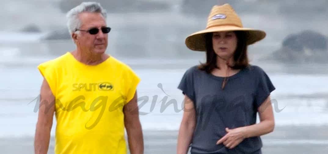 Dustin Hoffman se relaja en familia