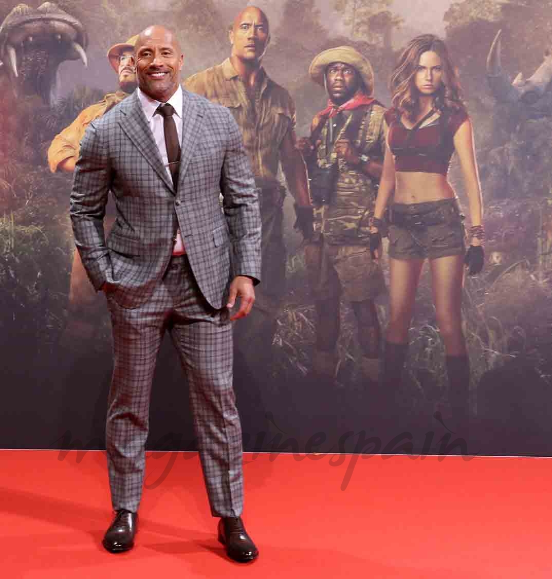 dwayne johnson estrena en berlin jumanji