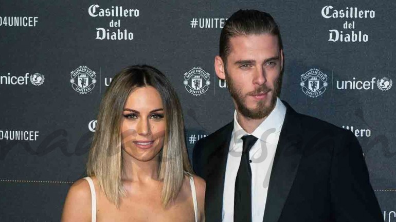 Edurne y David de Gea, encuentro solidario en Manchester