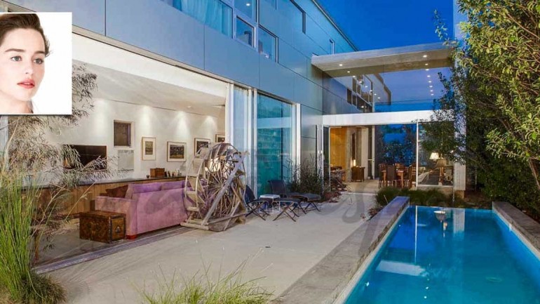 La espectacular mansión de Emilia Clarke, Khalessi en «Juego de Tronos»