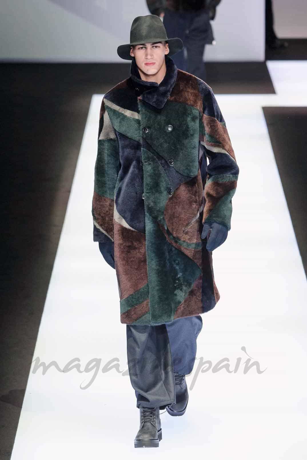 emporio armani milan fashion men otoño invierno 2017-2018