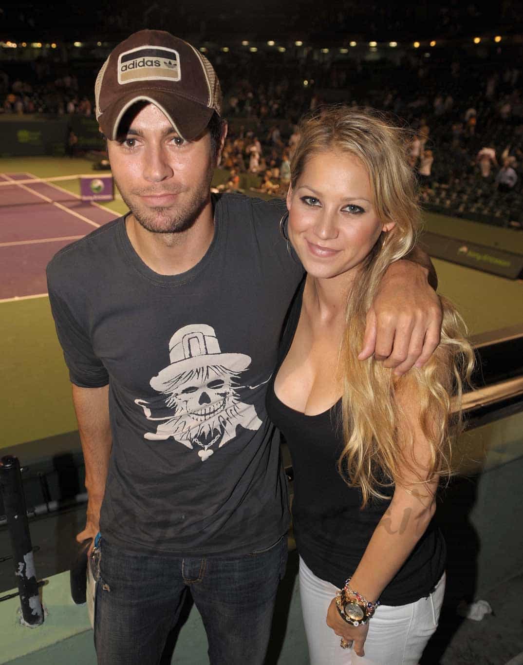 Enrique Iglesias y Anna Kournikova