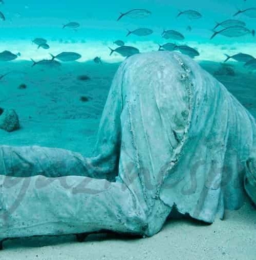 Espectaculares esculturas bajo el mar