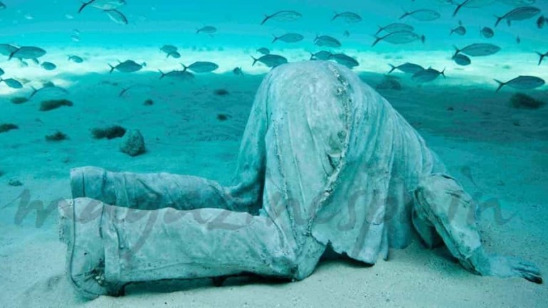 Espectaculares esculturas bajo el mar