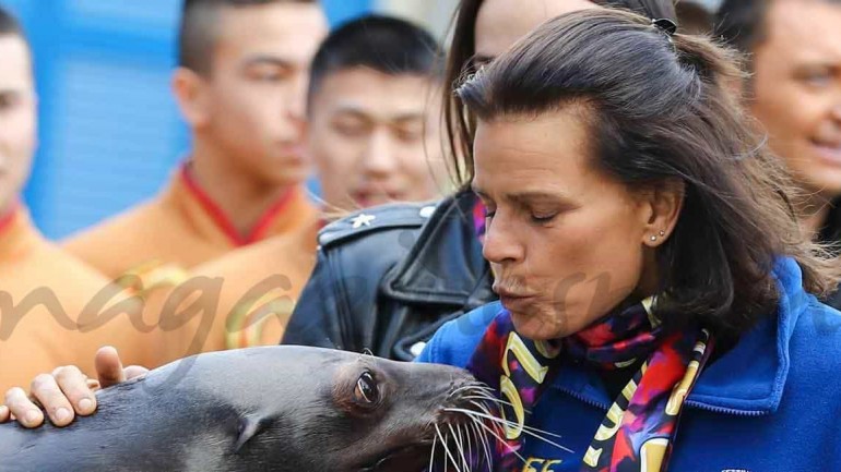 Estefanía de Mónaco y su hija Pauline se divierten en el circo