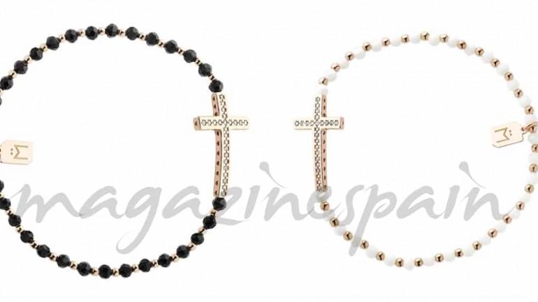 Joyas con estética de rosario