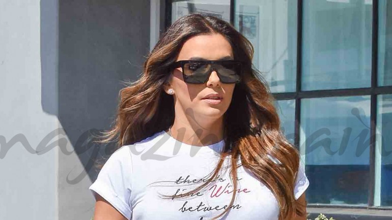 Eva Longoria y su camiseta con mensaje