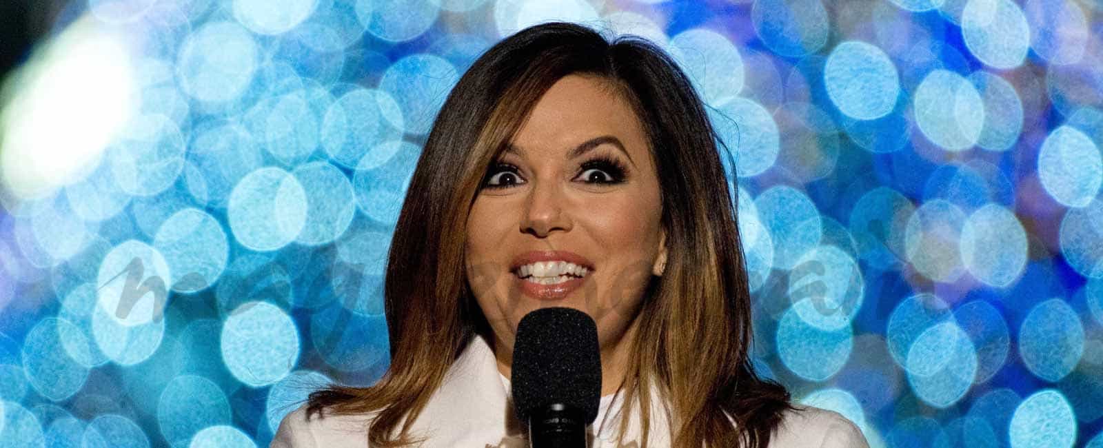 Eva Longoria celebra la Navidad con los Obama