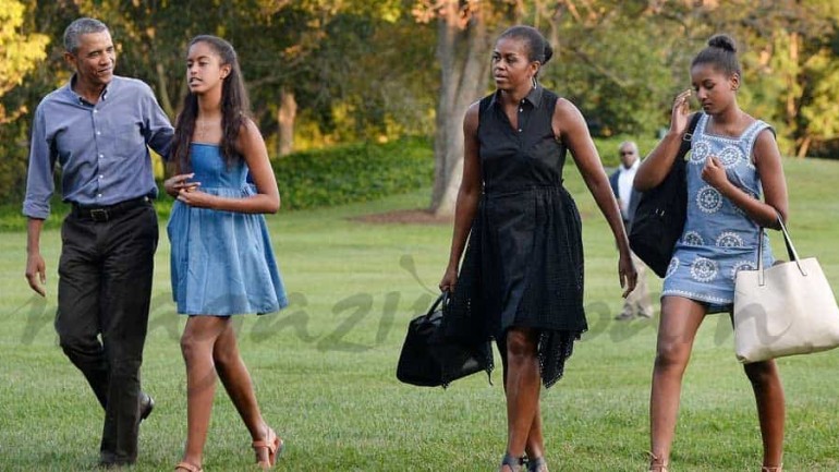 La familia Obama da por finalizadas sus vacaciones