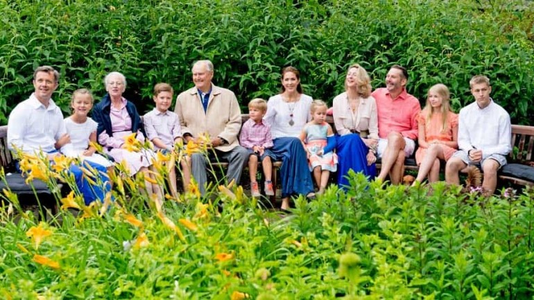 La Familia Real de Dinamarca y su posado de cada verano