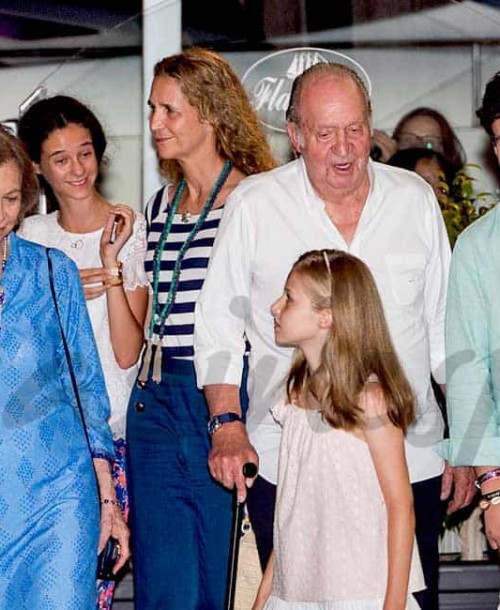 Los reyes Felipe y Letizia, cena familiar en Mallorca