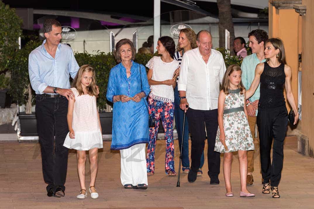 Familia Real en Mallorca