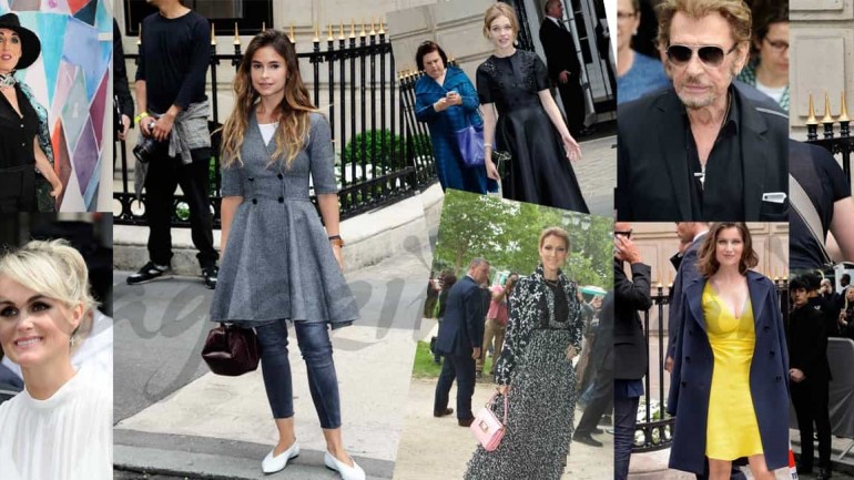 Famosos en el desfile de Dior, en París Fashion Week