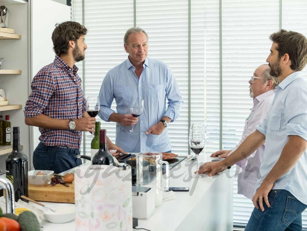 Feliciano López, Bertín Osborne, Arévalo y Marc López - Mi casa es la tuya - © Mediaset