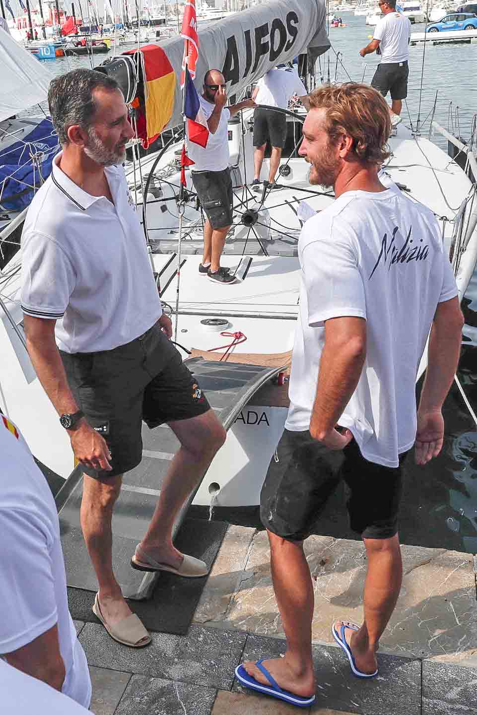 felipe VI y pierre casiraghi regatas en mallorca