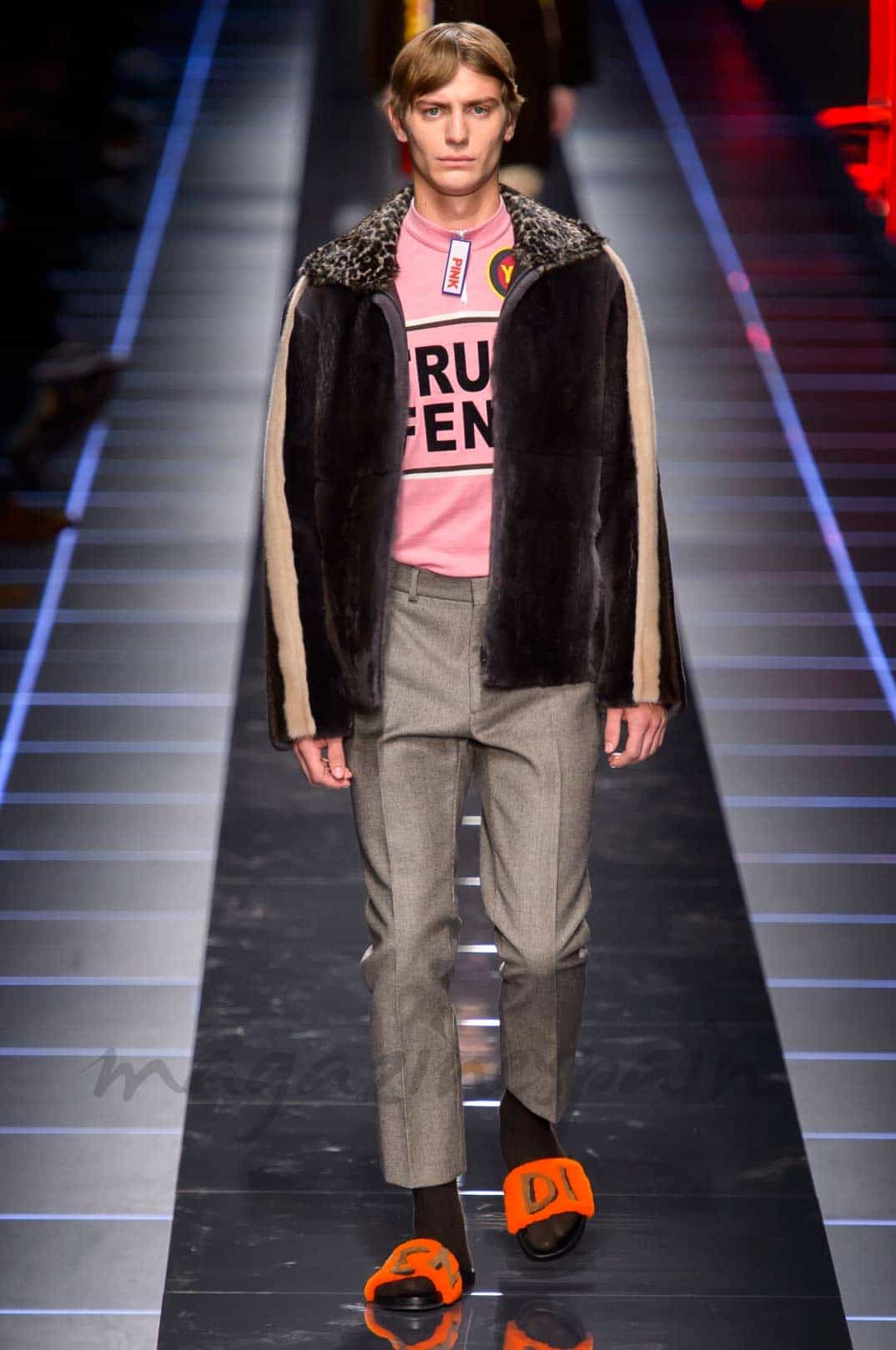 fendi milan fashion men otoño invierno 2017-2018