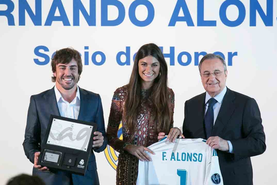 fernando alonso presenta a su novia linda morselli en madrid