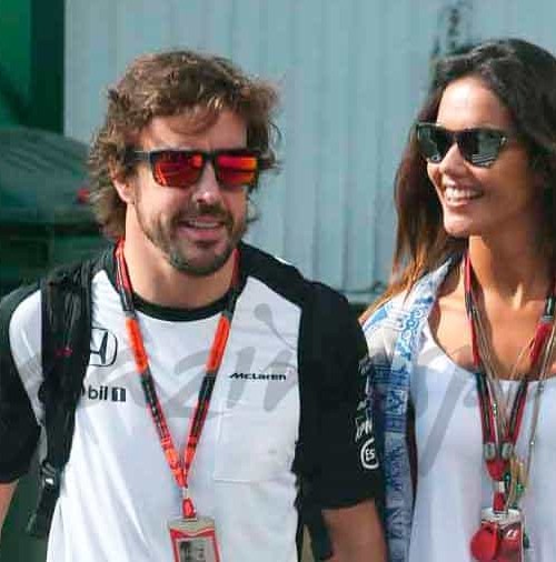 La felicidad del piloto de Formula 1, Fernando Alonso