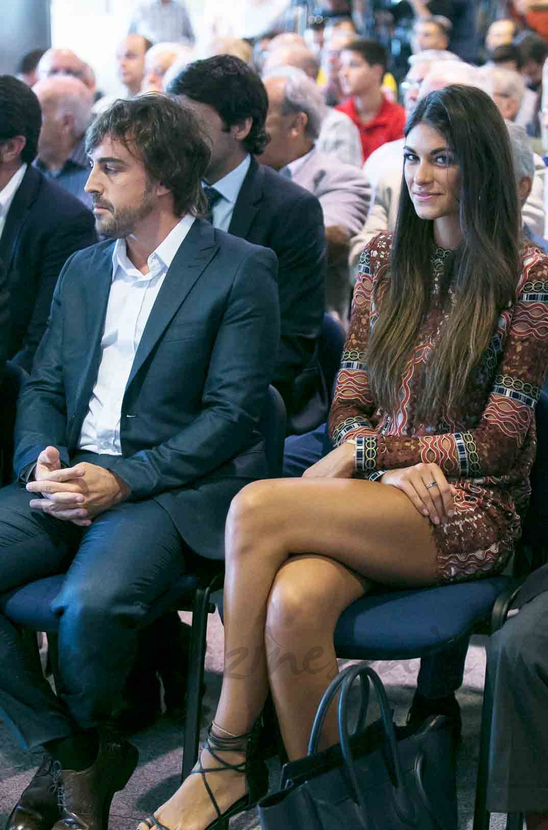 fernando alonso y linda morselli en madrid