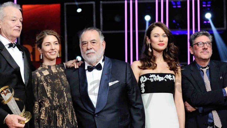 Francis Ford Coppola y Sofía Coppola juntos en Marrakech, en el Festival de Cine