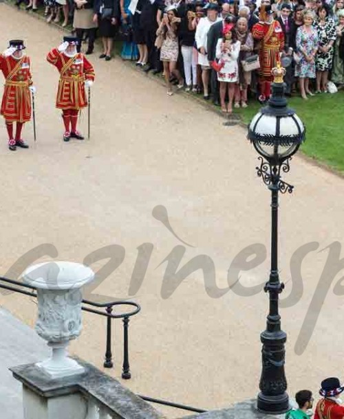 Familia Real Británica, fiesta en el jardín de Buckingham Palace