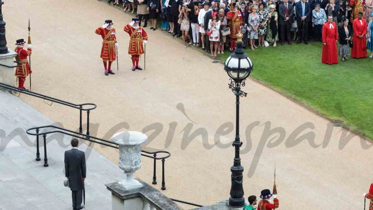 Familia Real Británica, fiesta en el jardín de Buckingham Palace