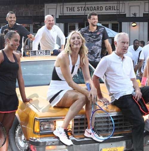 Nadal, Federer, Sharapova, Williams, en la fiesta de Nike