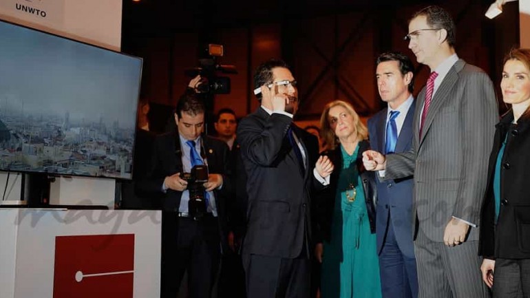 Los príncipes de Asturias inauguran Fitur