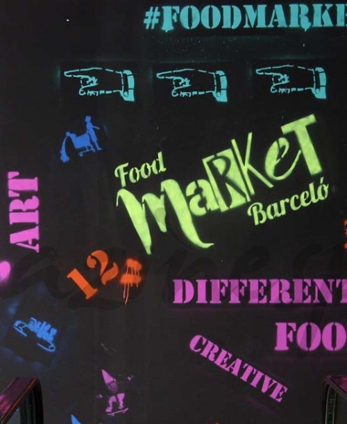 Food Market Barceló, arte urbano y vanguardista en Malasaña