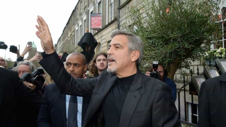 George Clooney solidario