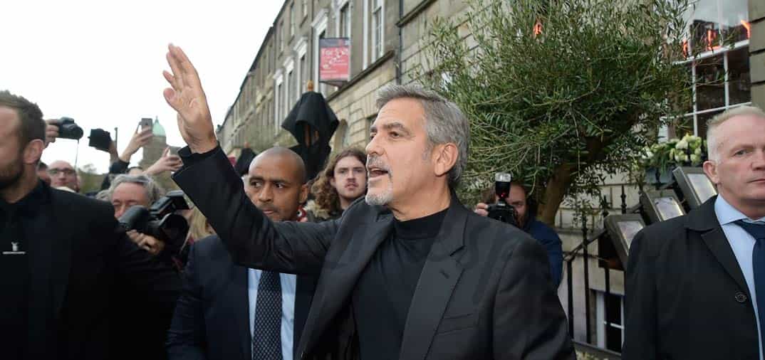 george-clooney- solidario en londres