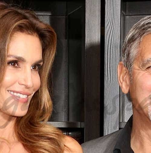 George Clooney apoya a su amiga Cindy Crawford