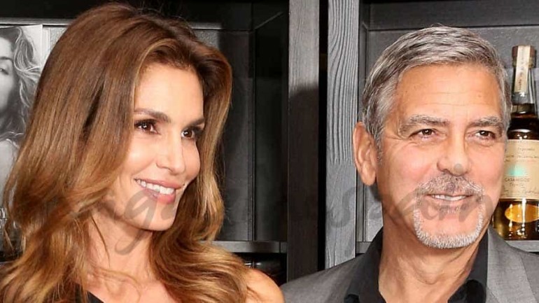 George Clooney apoya a su amiga Cindy Crawford