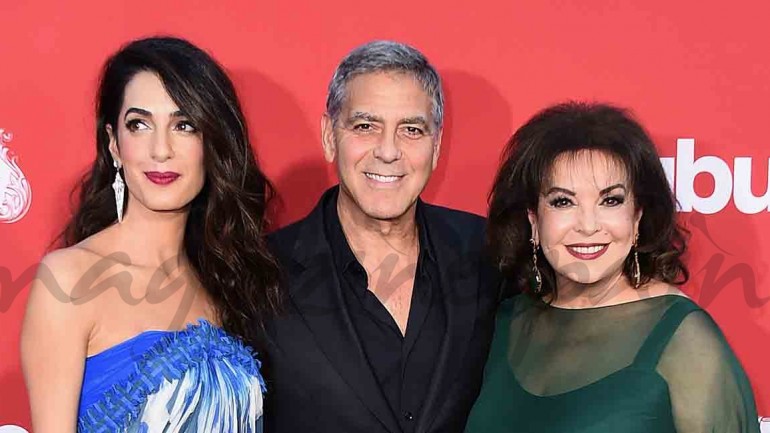 La fantástica relación de George Clooney con su suegra Baria Alamuddin