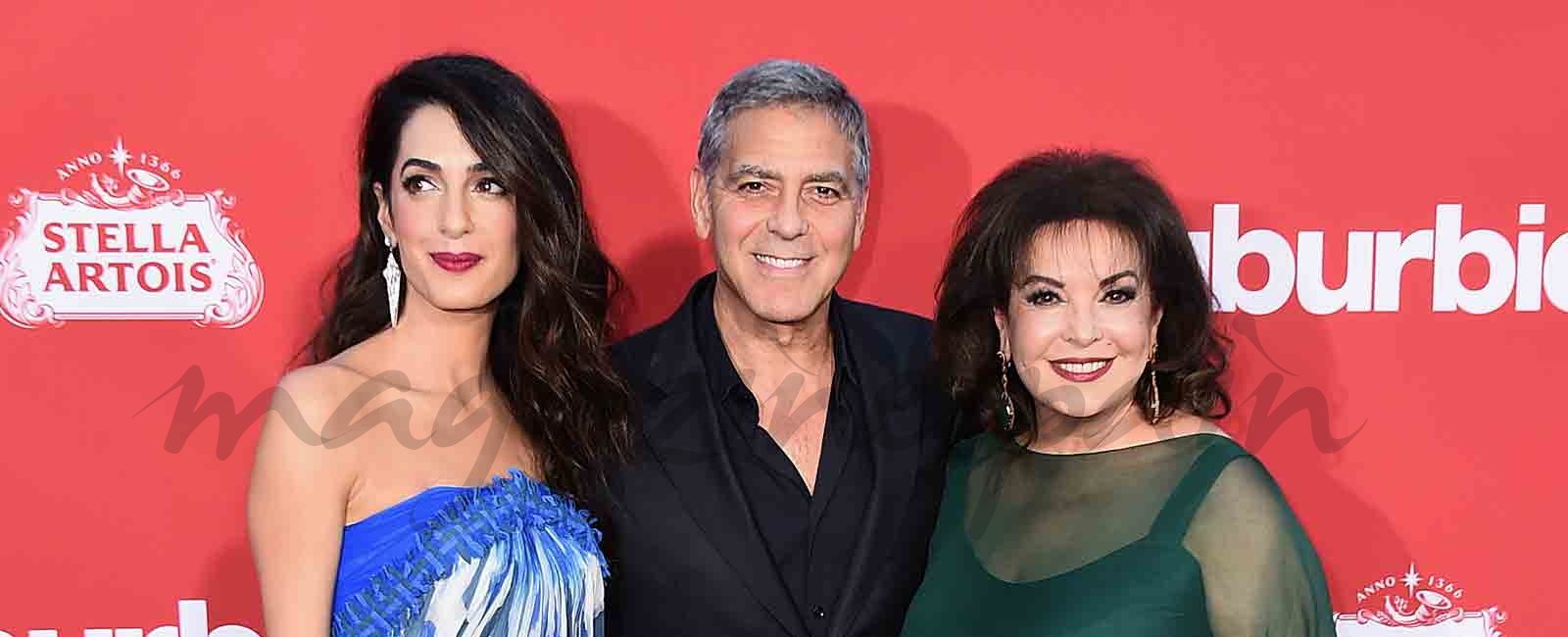 La fantástica relación de George Clooney con su suegra Baria Alamuddin