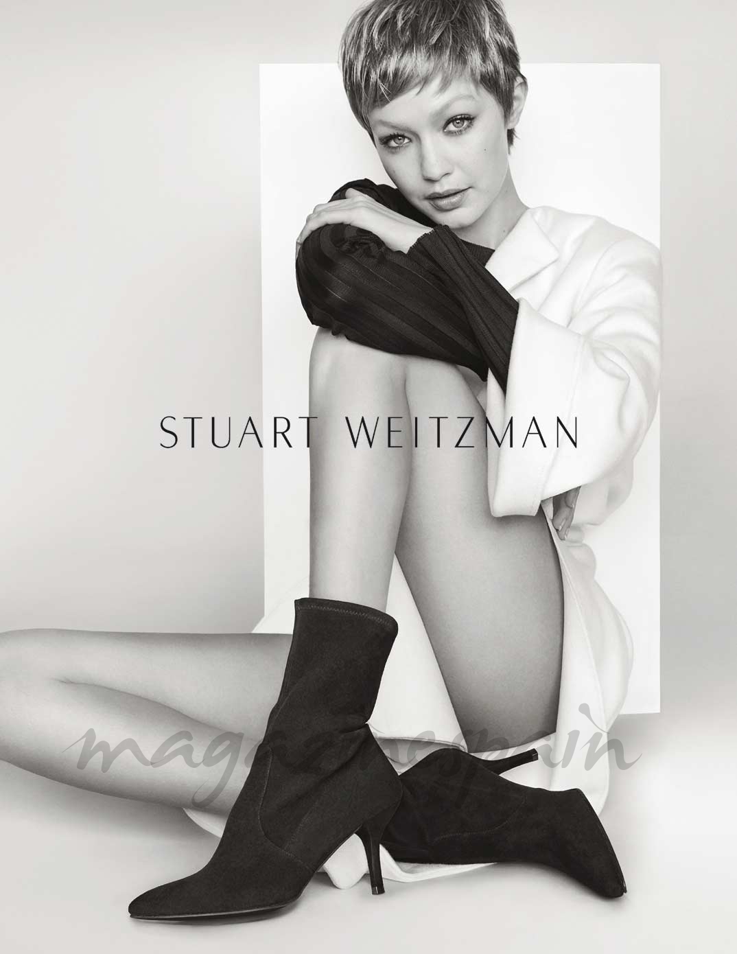 Gigi Hadid - Stuart Weitzman Fall Winter 2017