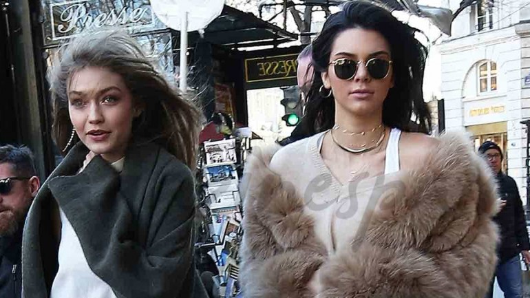 Gigi Hadid y Kendall Jenner «arrasan» en sus compras en París