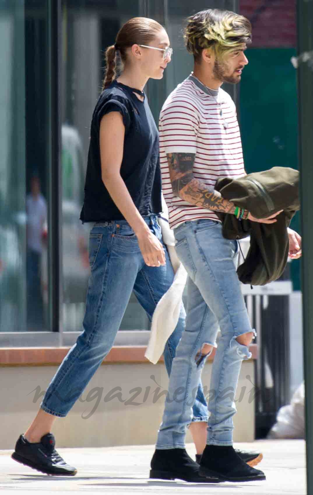 gigi hadid y zayn malik paseo por new york